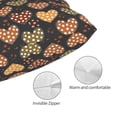 thumbnail image 3 of Pofeuu Heart Print Polyester Microfiber Plush Pillowcases, Super Soft and Cozy Pillow Case Covers with Envelop Closure（Pillow core not included）-16"x24", 3 of 6