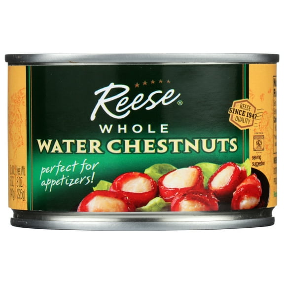 Reese Water Chestnuts Whole, 8 Oz