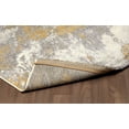 thumbnail image 2 of Erbanica 5' x 8' Modern Abstract Distressed White Ochre Rug, 2 of 4