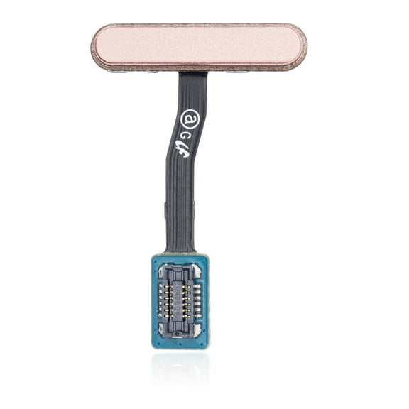 Replacement Power & Fingerprint Reader With Flex Cable Compatible For Samsung Galaxy S10E (Flamingo Pink)
