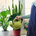 thumbnail image 4 of Flowerpots with Dish Ceramic, 1 L Cartoon Design Watering Cans Plastic Watering Pots for Home Garden, Flower Pots, 4 of 5