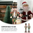 thumbnail image 6 of LOLIPPYY 2pcs Nutcracker Bead Pendant Wood Assorted Color Decoration for Home Decoration, 6 of 7