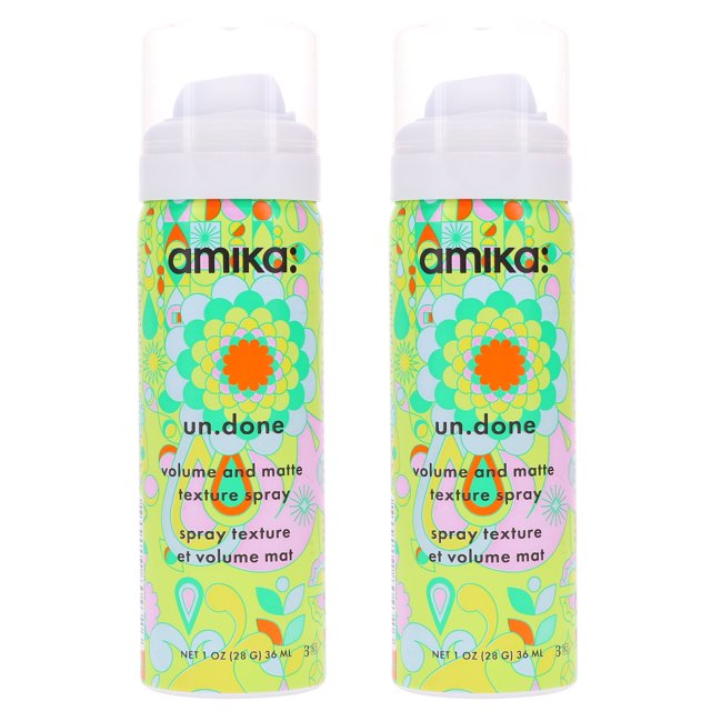 Amika Spray Texturizador y Voluminizador Un.done, Paquete de 2, 1,01 oz