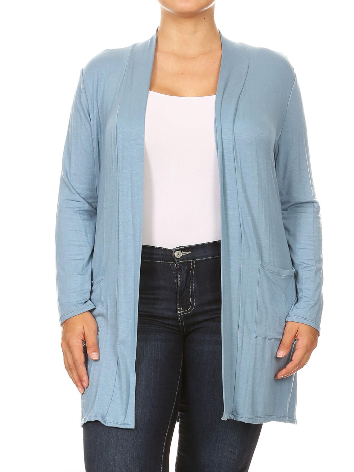Women's Solid Casual Plus Size Pockets 