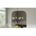 thumbnail image 4 of DUP5025OZ Quoizel Lighting Dupont - 6 Light Chandelier In Transitional Style-28 Inches Tall and 25 Inches Wide     -Traditional Installation, 4 of 9