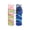 Pink+blue, variant on Of 2 Silicone Water Bottles That Can Be Collapsed, Each with a Capacity of 16 Ounces. These Portable, Foldable, And Expandable Sports Cups Come with a Straw, Are Leak-Proof, And Made from Materials