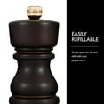 thumbnail image 2 of Cole & Mason London Refillable Spice Mill - Kitchen & Home Accessory - Table Black Pepper Grinder - Pepper Mill with Carbon Steel Mechanism - 5", Chocolate Wood, 2 of 8