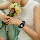 thumbnail image 3 of Compatible for Apple Watch Band Scrunchie 38mm 40mm 41mm 42 mm 44mm 45mm Cute Printed Elastic Solo Loop Bands Women Bracelet Strap for iWatch Series 7, 3 of 4