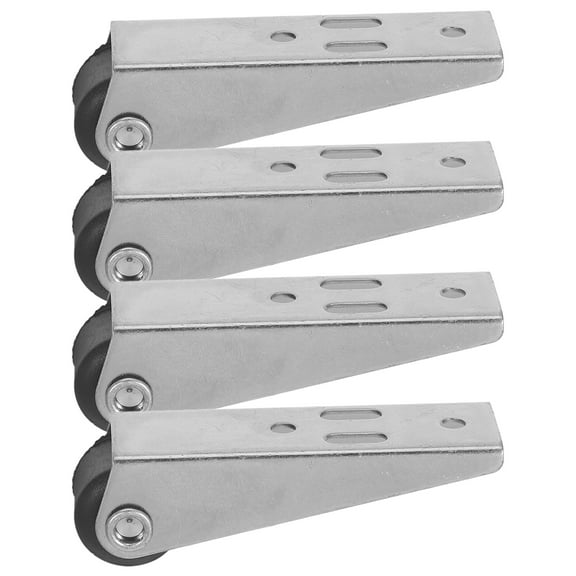 Effortless Sliding Vertical Directional Barn Door Rollers Black Galvanized Single Wheel Roller