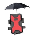 thumbnail image 4 of Soporte para teléfono de motocicleta, soporte para teléfono con mini Manillar Rojo, 4 of 8