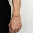 thumbnail image 6 of 3/4/5/6mm Woman Man Gold Plated Stainless Steel Rope Chain Bracelet Bangle 7-9'', 6 of 9