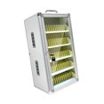 thumbnail image 1 of Runquan Phone Storage Cabinet Aluminum Alloy Lockable Phone Locker for Repair Stores 60 Slots, 1 of 8