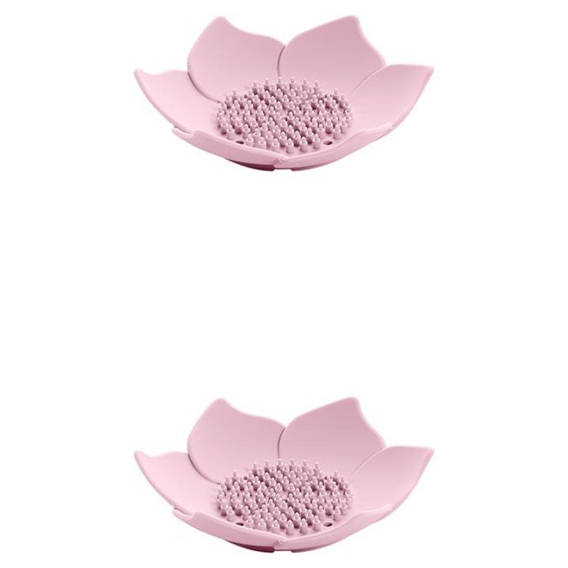 Kearding Placa de almacenamiento Soporte de drenaje de silicona Organizador de almacenamiento en forma de flor para baño Cocina Type3 NO3