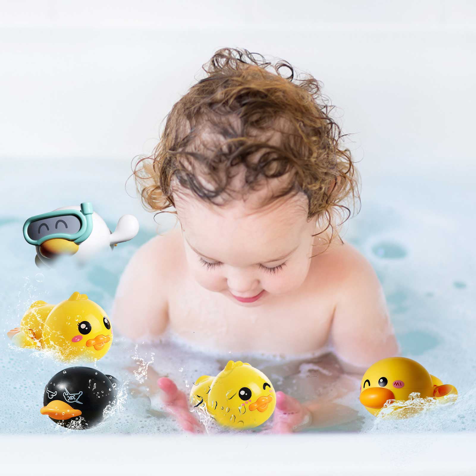 2Pcs Childs Kids Water Starfish Floating Bath Time Fun Toys Education ToysPin TO 