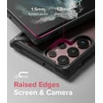 thumbnail image 3 of Ringke Fusion-X Case Compatible with Samsung Galaxy S22 Ultra, Transparent Hard Back Shockproof Advanced Bumper Cover - Black, 3 of 9