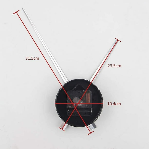Manecillas de reloj 3d manecillas de reloj de pared grande con forma de aguja para decoracion de reloj de pared Diy accesorios de mecanismo de reloj
