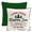 Forest Green, variant on Jordan Manufacturing 16" x 16" Merry Christmas Cream Truck Square Outdoor Throw Pillow with Welt