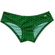 No Boundaries Green Lovat Dot Boyshort
