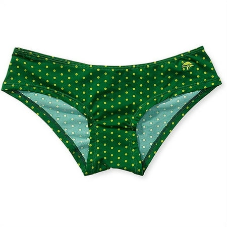No Boundaries Green Lovat Dot Boyshort
