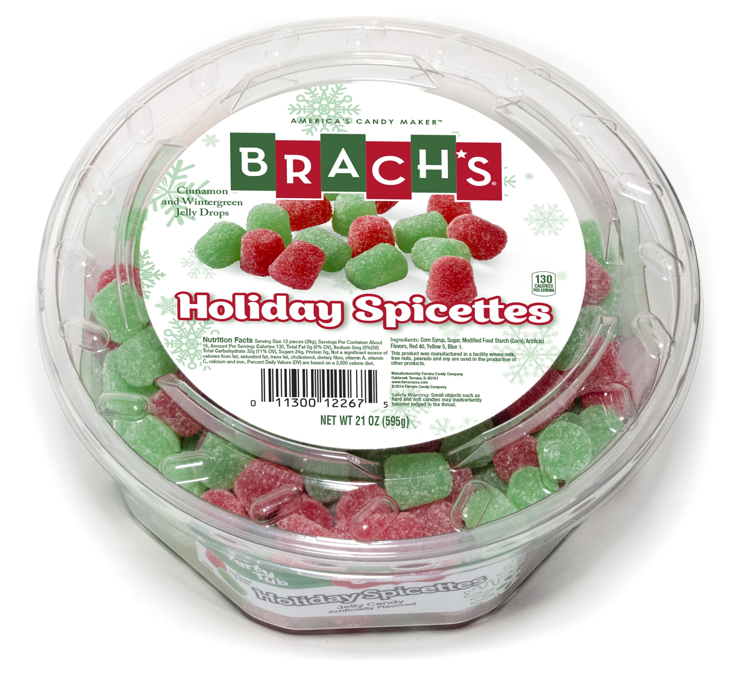 Brach's, Holiday Spicettes Jelly Christmas Candy, 21 Oz