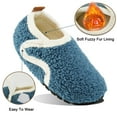 thumbnail image 3 of Ecetana Toddler Slippers Boys Girls House Shoes Slip on Baby Sock Shoes, 3 of 6
