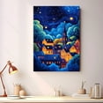 thumbnail image 2 of Garner Travel Canvas Art Print, Iowa Wall Canvas Starry Night, Garner Canvas Painting decorIowa Travel Picture -97AZ493, 2 of 2