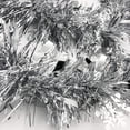 thumbnail image 1 of Sparkly Extra Thick Tinsel Garlands with Snowflakes - 3 Strands x 6.6 ft (Silver), 1 of 5