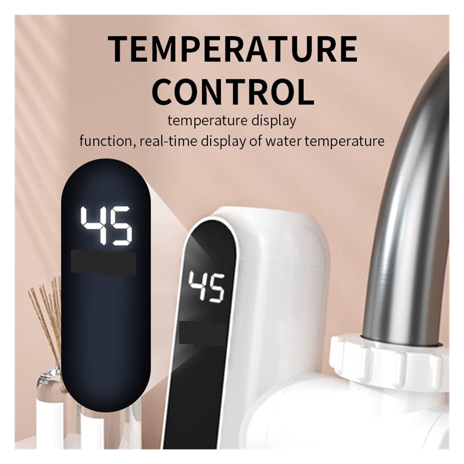Electric Instant Water Heater Faucets for Kitchen Outdoor Home Hot and Cold Water Tap Demand Water heating