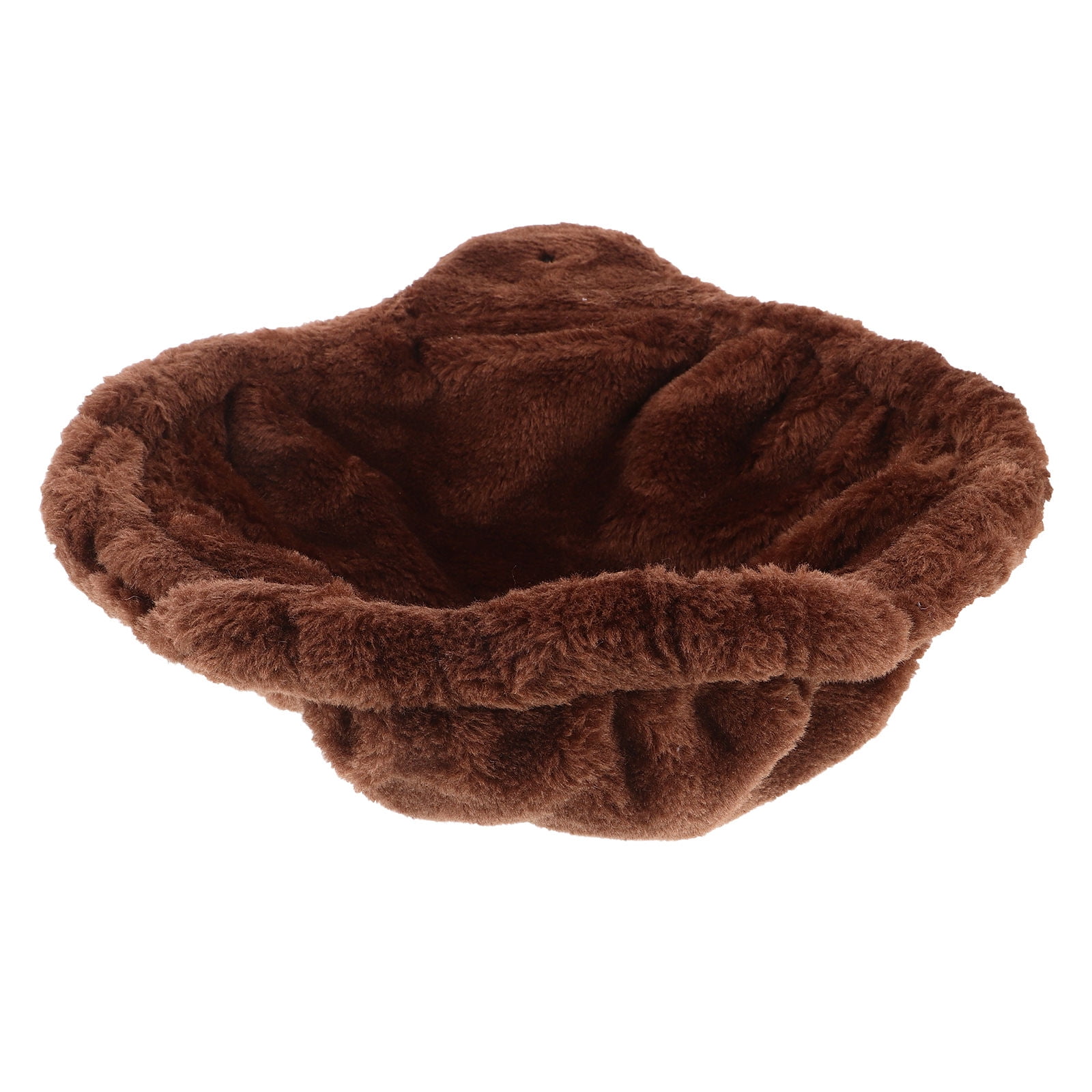 WRITWAA Plush Hanging Cat Hammock Bed Soft Cat Tree Basket Replacement Light Brown