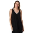 thumbnail image 4 of Layla Women’s Sleepwear 44" Midi Knit Nightgown, Sizes XS-5X, 4 of 6