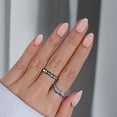 thumbnail image 3 of BTArtbox Press-On Nails - Gold End, Short Almond, Lamp-Curable, 4-Week Wear, Easy-to-Apply, 32 Count All-in-One Kit, 3 of 8