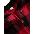 thumbnail image 6 of Gureui Newborn Baby Boy Girl Christmas Footed Romper Plaid Deer One Piece Jumpsuit Sleepwear Pajamas, 6 of 7
