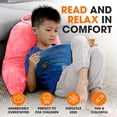 thumbnail image 4 of Cheer Collection Kids Memory Foam TV And Reading Pillow, 4 of 5
