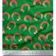 thumbnail image 1 of Soimoi Rayon Fabric Swirls & Floral Artistic Print Sewing Fabric Yard 42 Inch Wide, 1 of 3