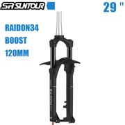 SR SUNTOUR RAIDON34 Bicycle Fork (BOOST: 110X15mm) Tapered 29 MTB Air Suspension (Manual) 120mm Travel