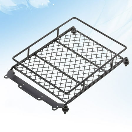 Worgeous Car Roof Cargo Bag Luggage Rack Metal Black 1Pc