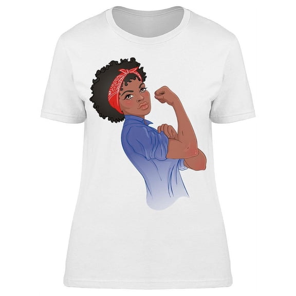 Beautiful Strong Black Woman T-Shirt Women -Image by Shutterstock, Female XX-Large