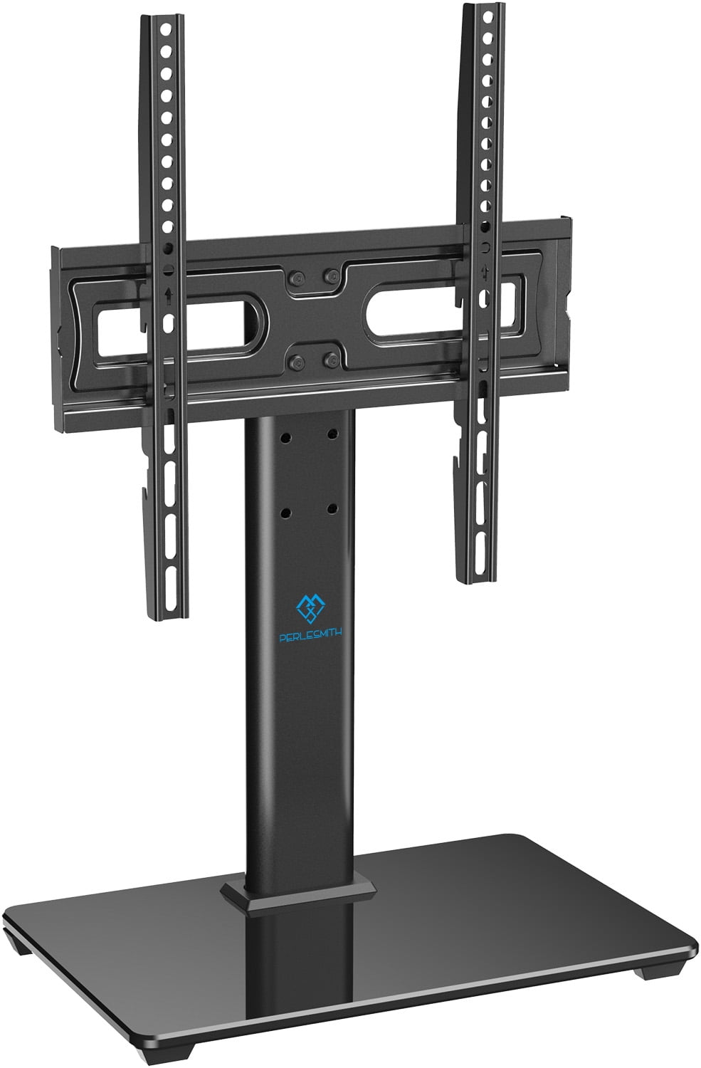 PERLESMITH Universal TV Stand Table Top TV Base for 32-55-inch, Black