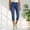 BU1, variant on DuoJiaJ Stretch Capri Pants Slim Fit Ankle Jeans Casual Comfortable Trousers For Everyday Wear Women Casual Pants Blue L