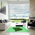 thumbnail image 6 of Ahgly Company Indoor Square Patterned Stoplight Go Green Area Rugs, 3' Square, 6 of 6