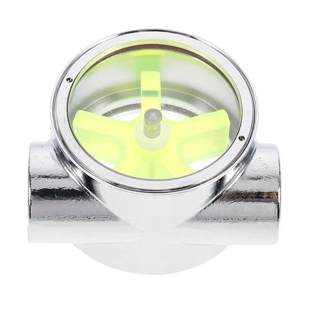 Hemoton Liquid Cooling System Flow Meter 1/4 inch Port Meter Water Flow Indicator