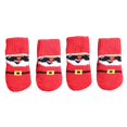 thumbnail image 4 of Ruifaya Calcetines para perros protectores de patas medias navideñas para perros y gatos calcetines suaves para perros de Navidad para pisos de madera talla L/M/S decoraciones botines navideños anti, 4 of 7