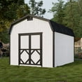 thumbnail image 2 of Little Cottage Co. 10x14 Classic Gambrel Barn with 6 ft. Sidewalls and Floor, Outdoor Wood Storage Shed Do-It-Yourself Precut Kit, 2 of 14