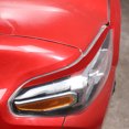 thumbnail image 5 of TINKI for Toyot@ Tacoma 2015 2016 2017 2018 2019 2020 2021 2022 2023 3D Sticker Soft Carbon Fiber Front Headlight Eyebrow Decoration Cover Trim Sticker, 5 of 14