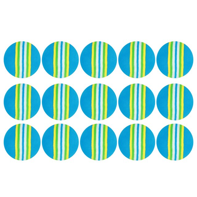 15 Uds. De espuma EVA ligera, 70% de elasticidad, uso seguro, pelota de golf para patio de juegos de práctica en interiores, juguete para áreas de construcción, color azul
