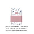 thumbnail image 3 of Linnome Disposable Bed Sheet Set Portable Thick Bedding Travel Hotel Use with Duvet Cover Pillowcase, 3 of 6