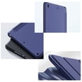 thumbnail image 4 of For Apple ipad Pro 10.5" 2017 Tablet Case Smart Wake Cover flip Leather Tri fold Sleeve Soft shell stand for A1701 A1709 A1852 PU Navy ipad Pro 11 2021, 4 of 6