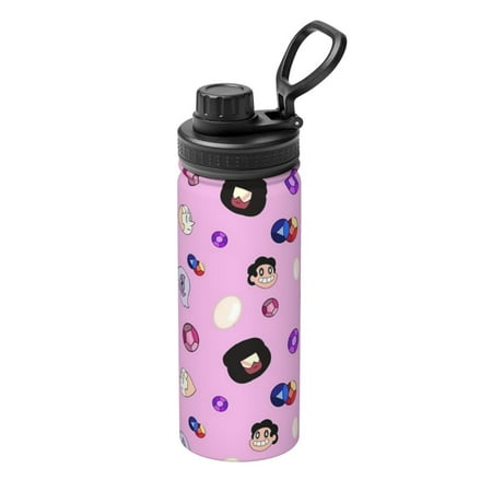 

Ruby Steven Universe Cartoon Unisex Sports Insulated Water Bottles Kettle Stainless Steel Portable Cup 18OZ For Travel Gym Running School Office