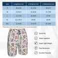 thumbnail image 3 of Tattoo Board Shorts Beach Swimming Trunks Polyester Pattern Men Swim Trunks, 3 of 5
