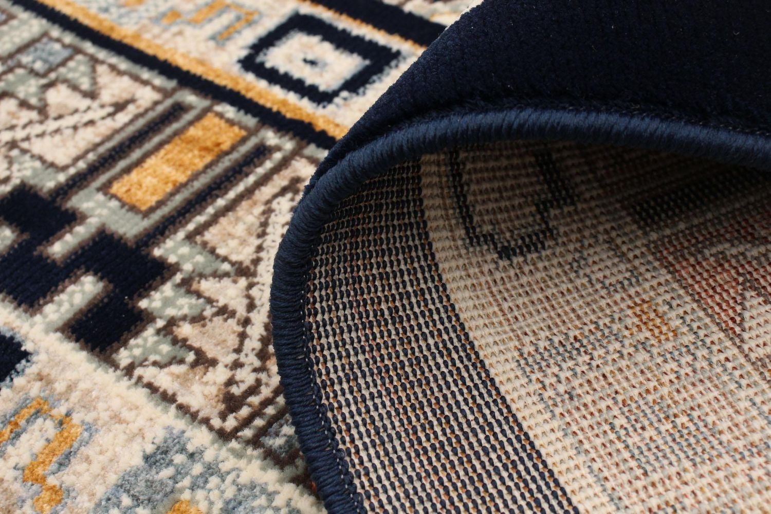 ECARPET Qashqai Blue Rug